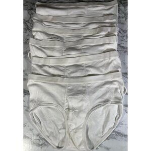 Club Room Mens White Briefs 6-Pack XX-Large 100% Cotton Classic Fit